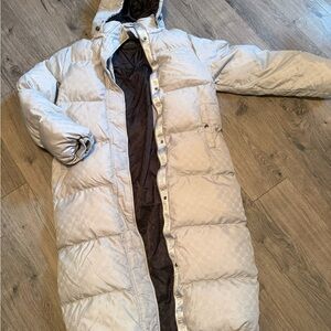 Daily Paper Silver Puffer Coat